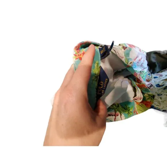 Tropical Print Men's Swim Shorts - Picture 5 of 5